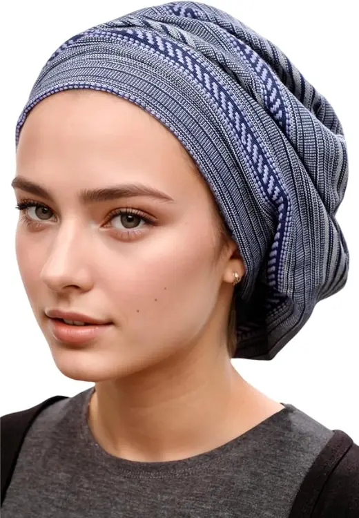 Classic Adjustable Beret in Blue